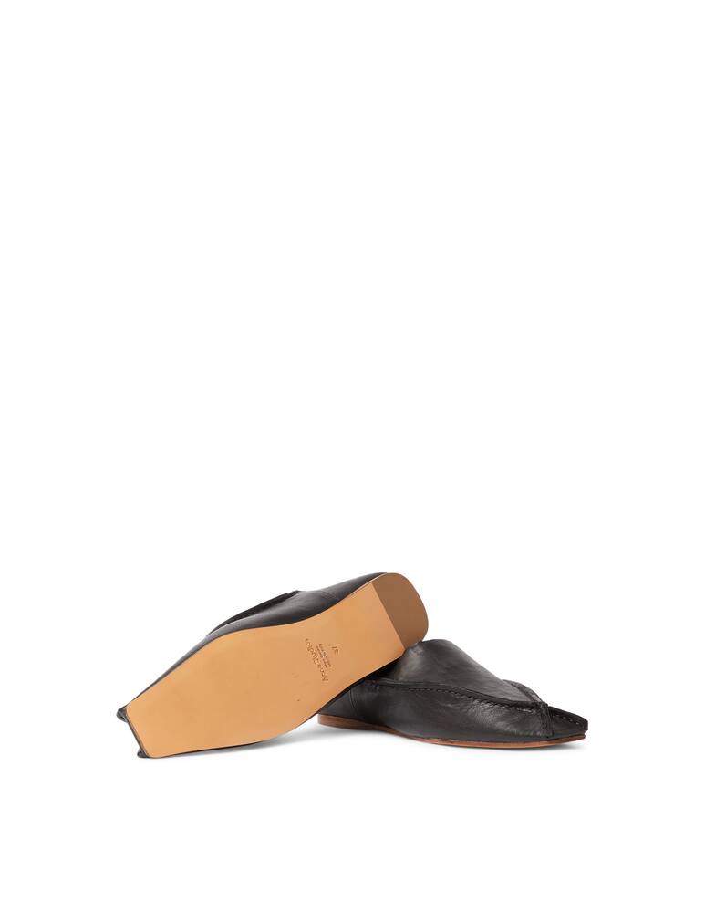 rinascente Acne Studios Leather slippers