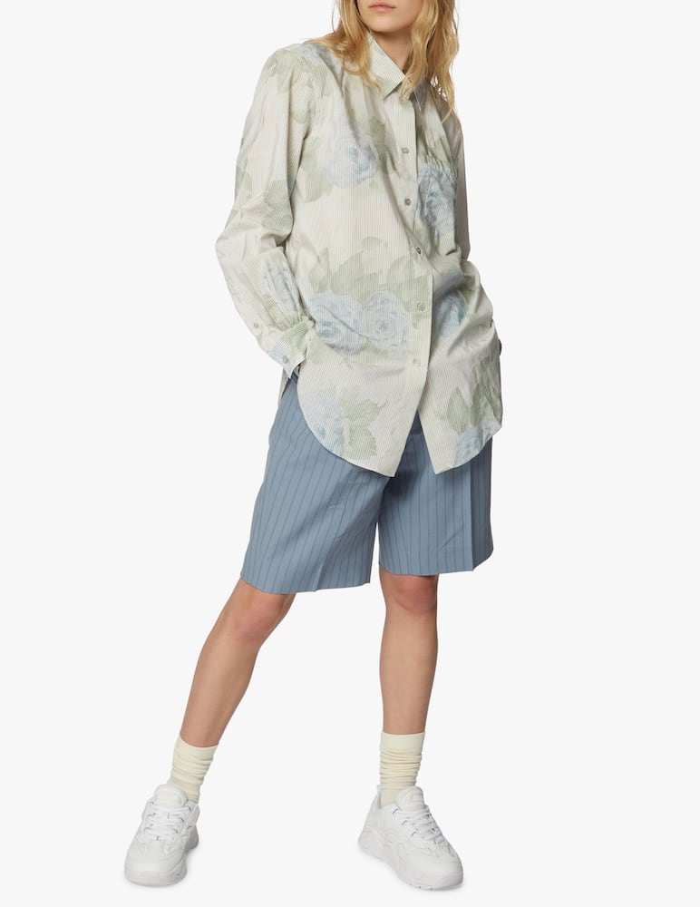 rinascente Acne Studios Bermuda gessato Ruthie in lana