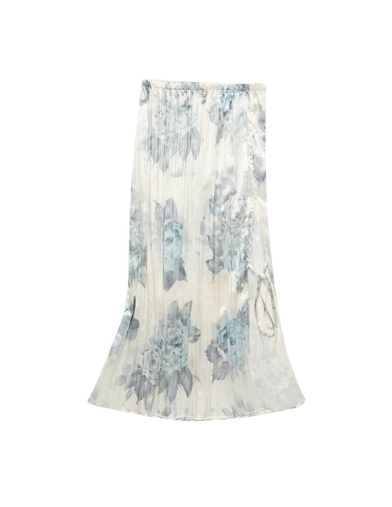 rinascente Acne Studios Gonna midi con stampa a fiori