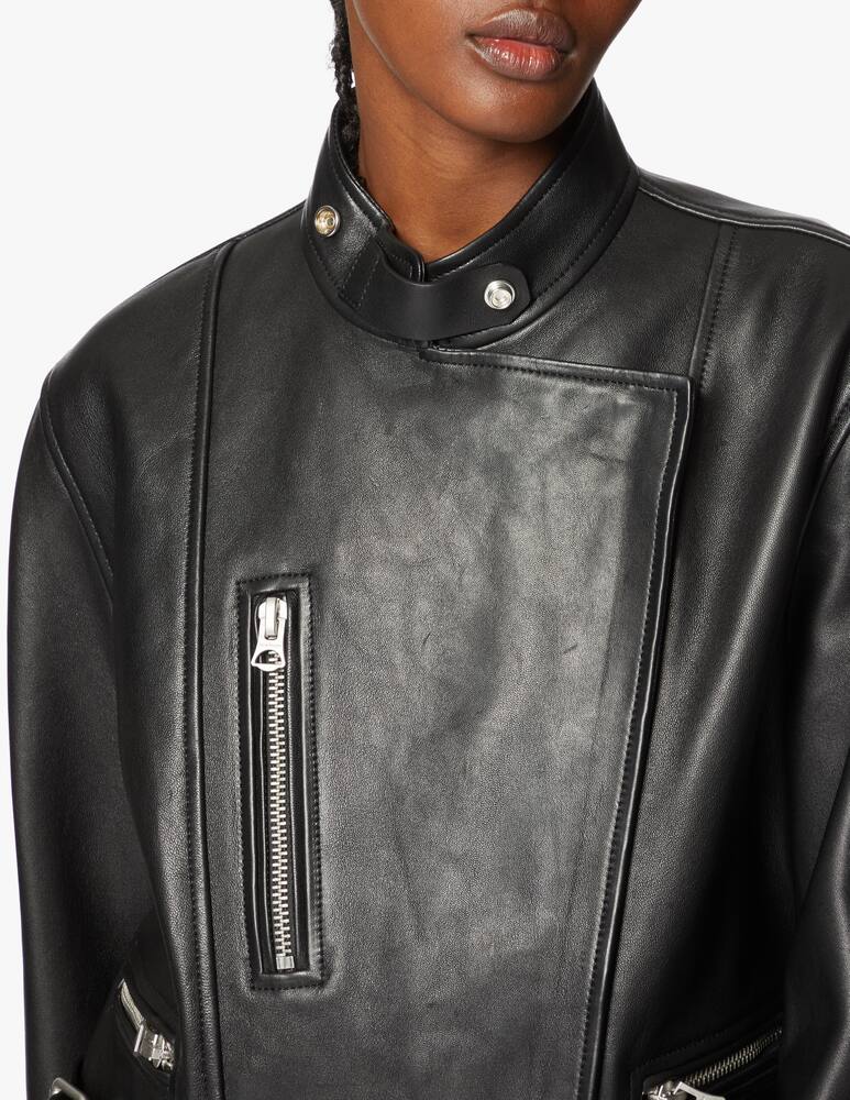 rinascente Acne Studios Cropped leather jacket