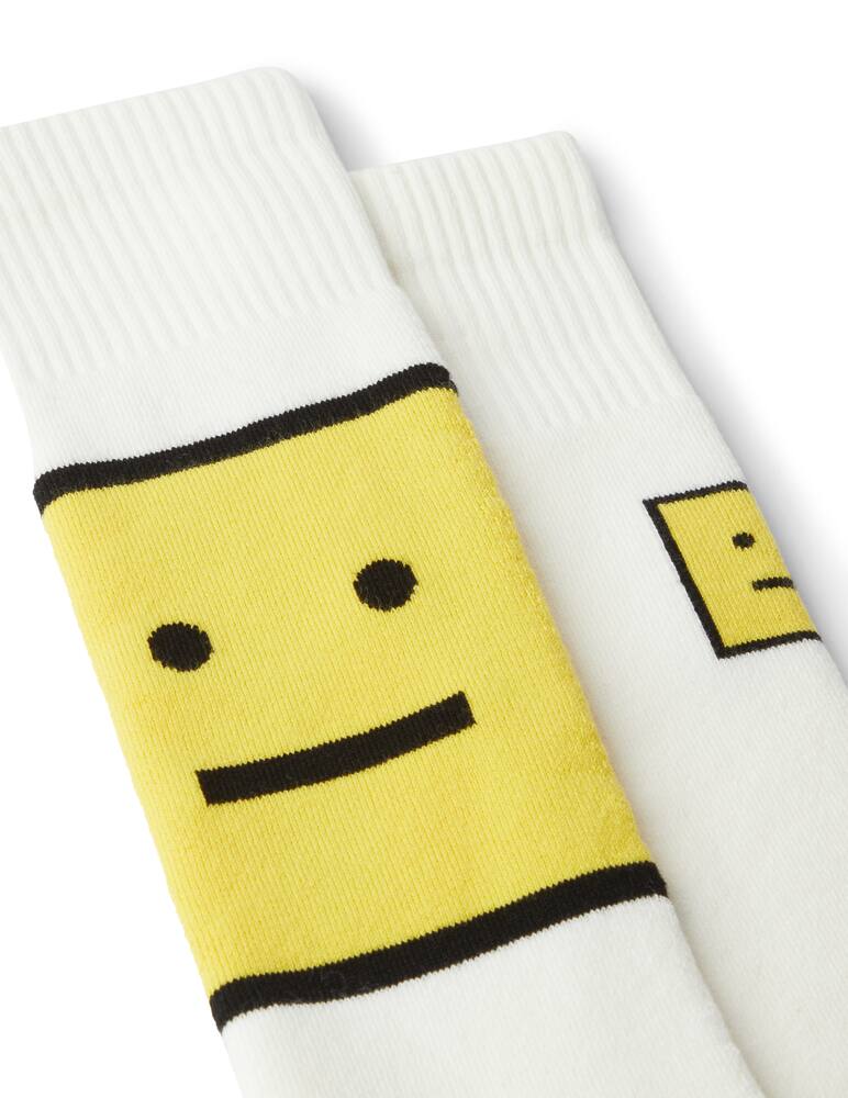 rinascente Acne Studios Knee socks evil face