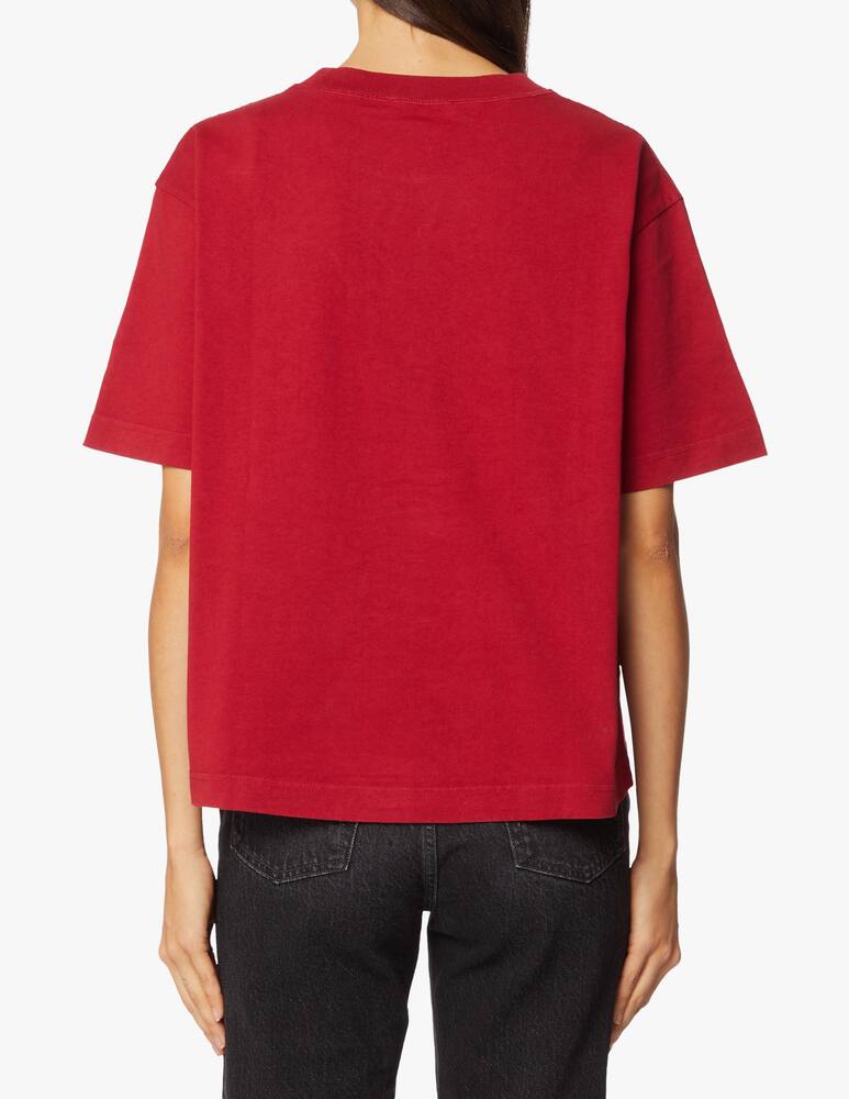 rinascente Acne Studios Cotton crewneck t-shirt - red