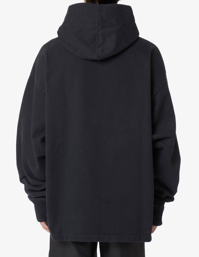 rinascente Acne Studios Felpa con cappuccio oversize con logo 