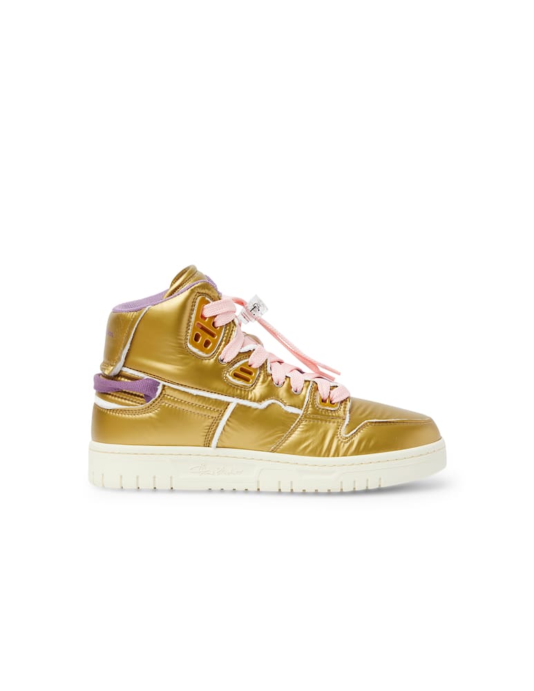 Acne Studios Sneakers alte imbottite Face - oro - immagine 1 Acne Studios Sneakers alte imbottite Face - oro - immagine 1
