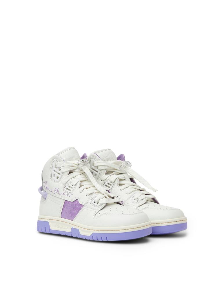 rinascente Acne Studios Sneakers alte imbottite Face - bianco
