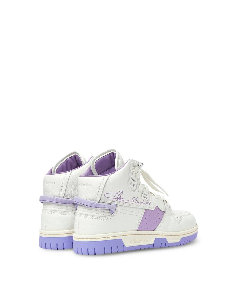 rinascente Acne Studios Sneakers alte imbottite Face - bianco