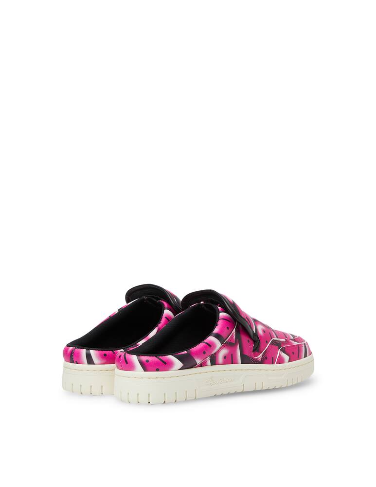 rinascente Acne Studios Mule in pelle Face - multicolor