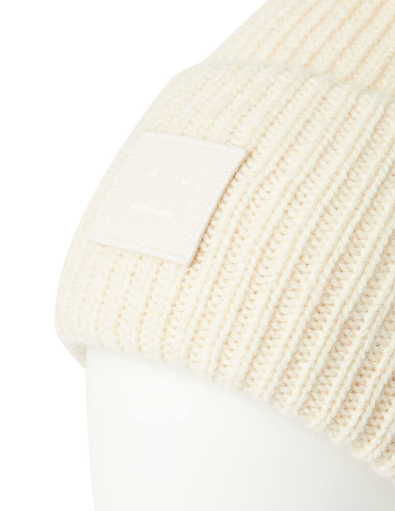 rinascente Acne Studios Beanie pansy - white