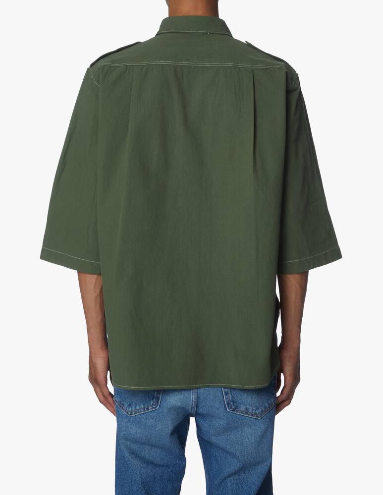 rinascente Acne Studios Camicia manica corta pockets - oliva