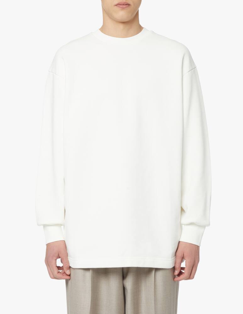 rinascente Acne Studios Felpa girocollo circus logo back - bianco