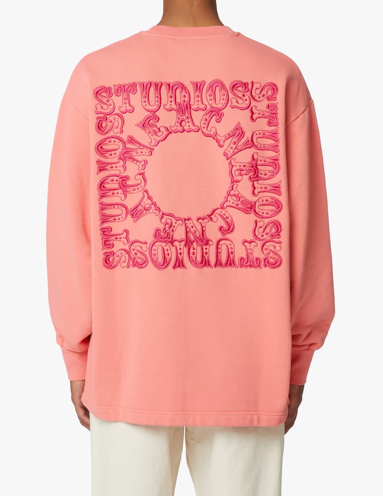 Acne Studios Circus logo back sweatshirt - pink - picture 3 Acne Studios Circus logo back sweatshirt - pink - picture 3