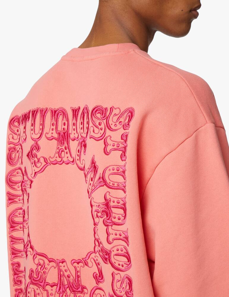 rinascente Acne Studios Circus logo back sweatshirt - pink