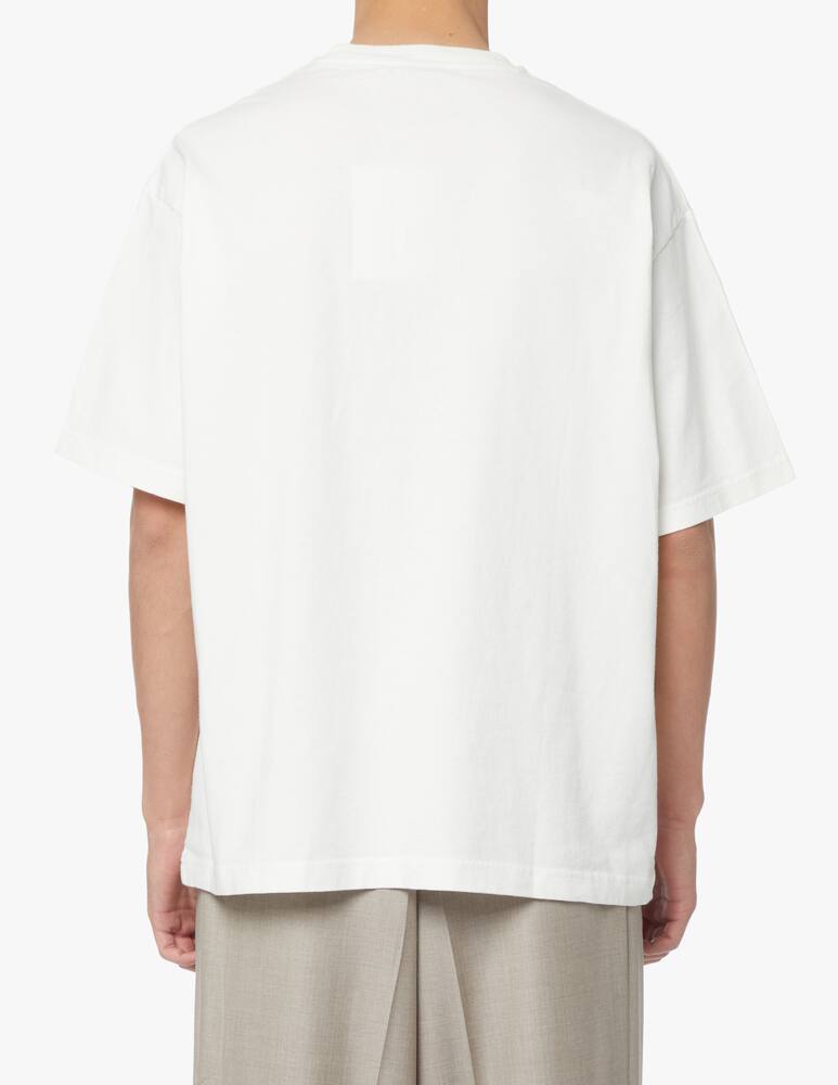 rinascente Acne Studios Maglietta girocollo circus logo - bianco