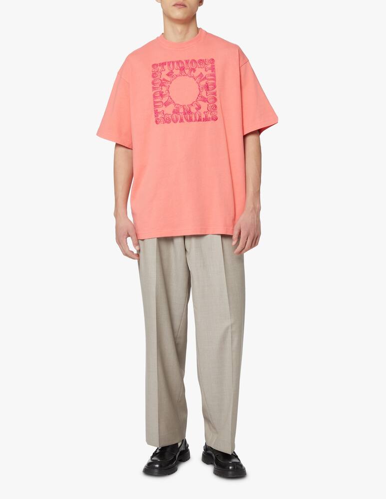 rinascente Acne Studios T-shirt circus logo - pink