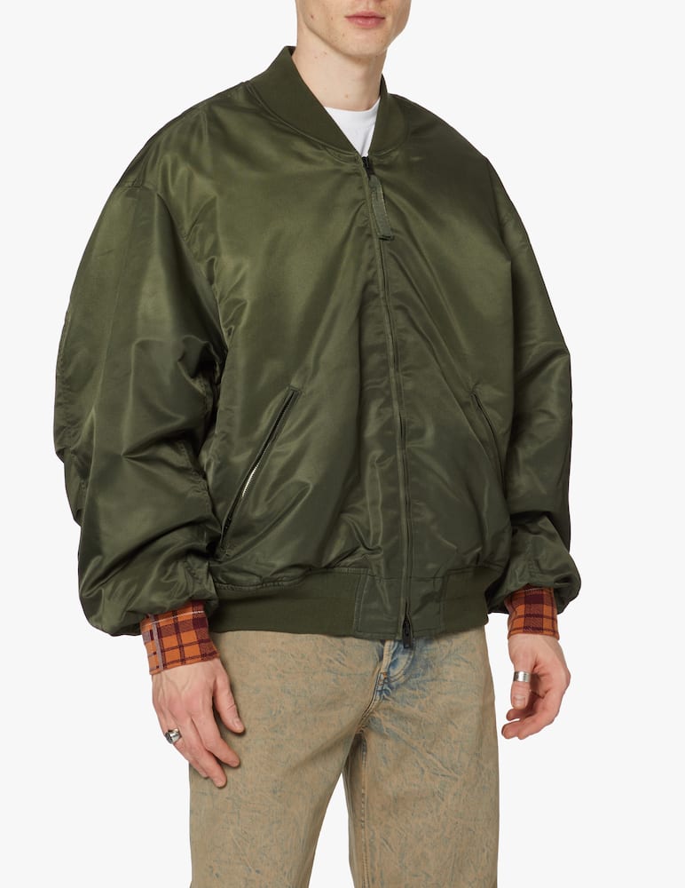 rinascente Acne Studios Bomber tie dye - green