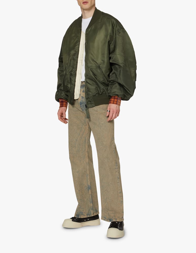 rinascente Acne Studios Bomber tie dye - green