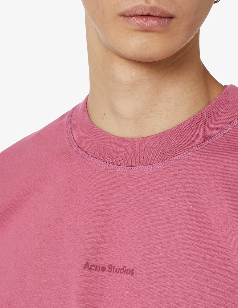rinascente Acne Studios T-shirt logo - Pink