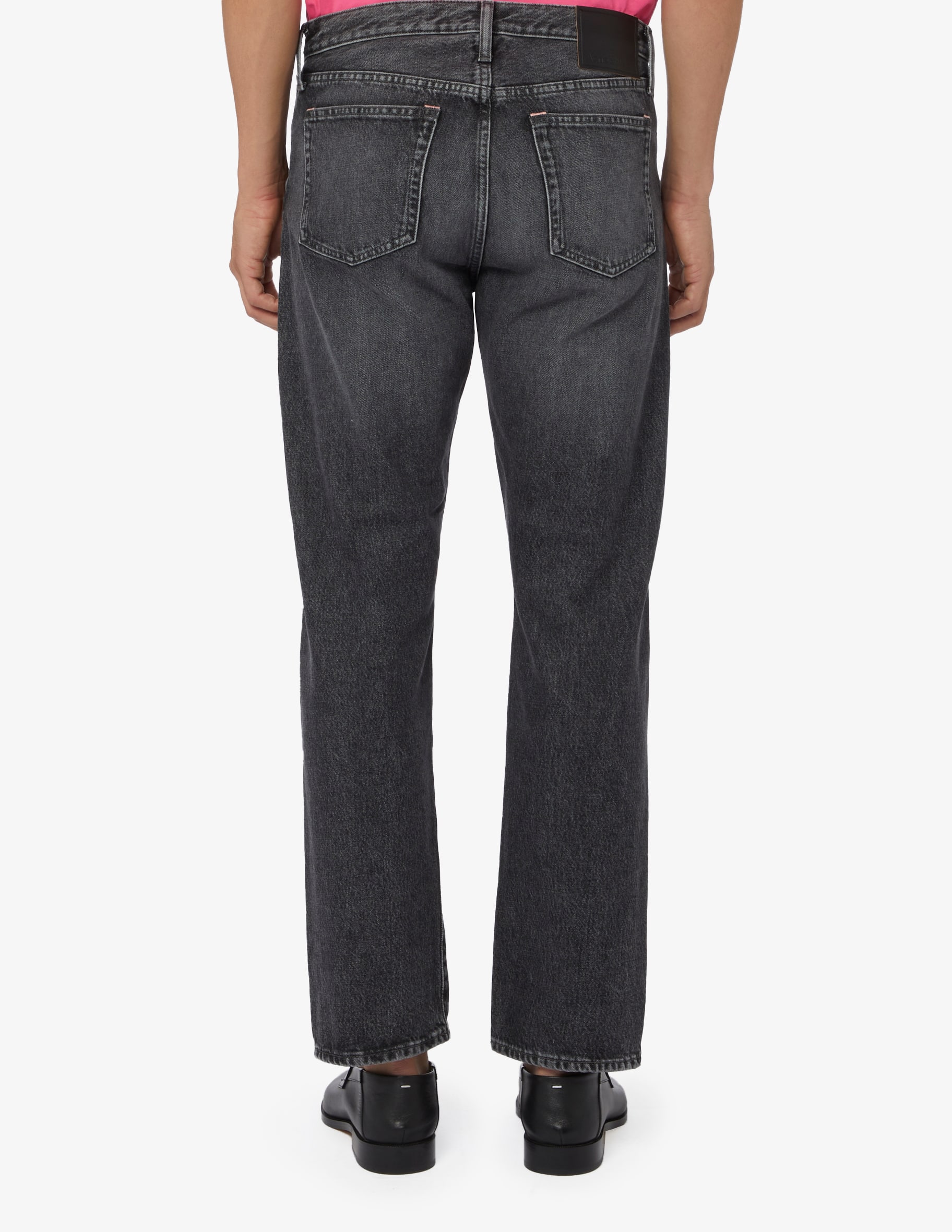 Shop Acne Studios 1996 ash black denim on Rinascente