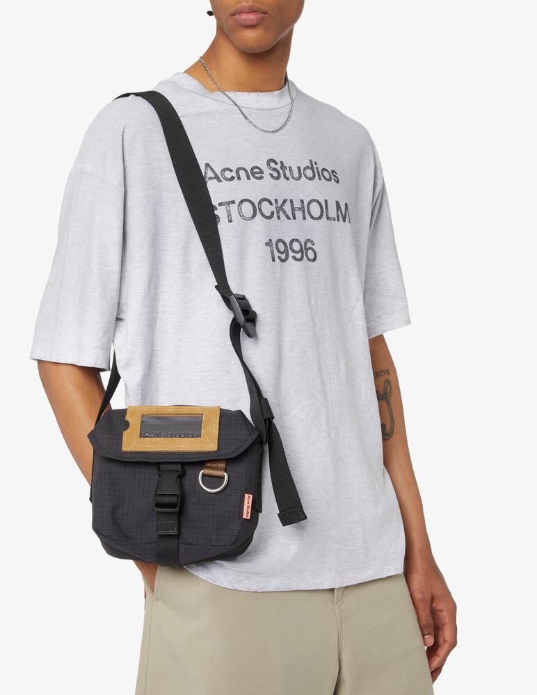 rinascente Acne Studios Borsa a tracolla nylon con logo 