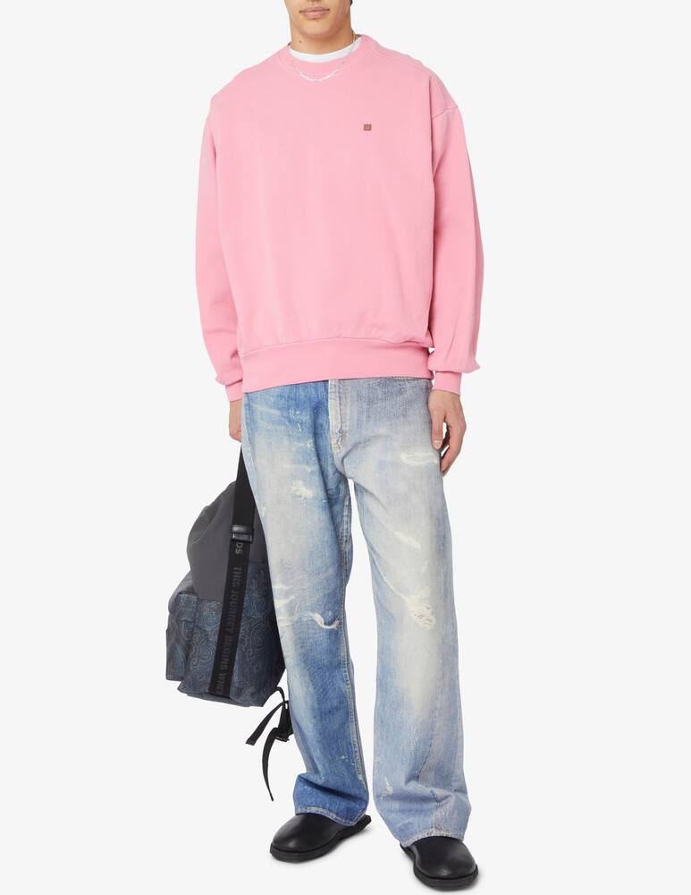 rinascente Acne Studios Over fit fade sweater Pink 
