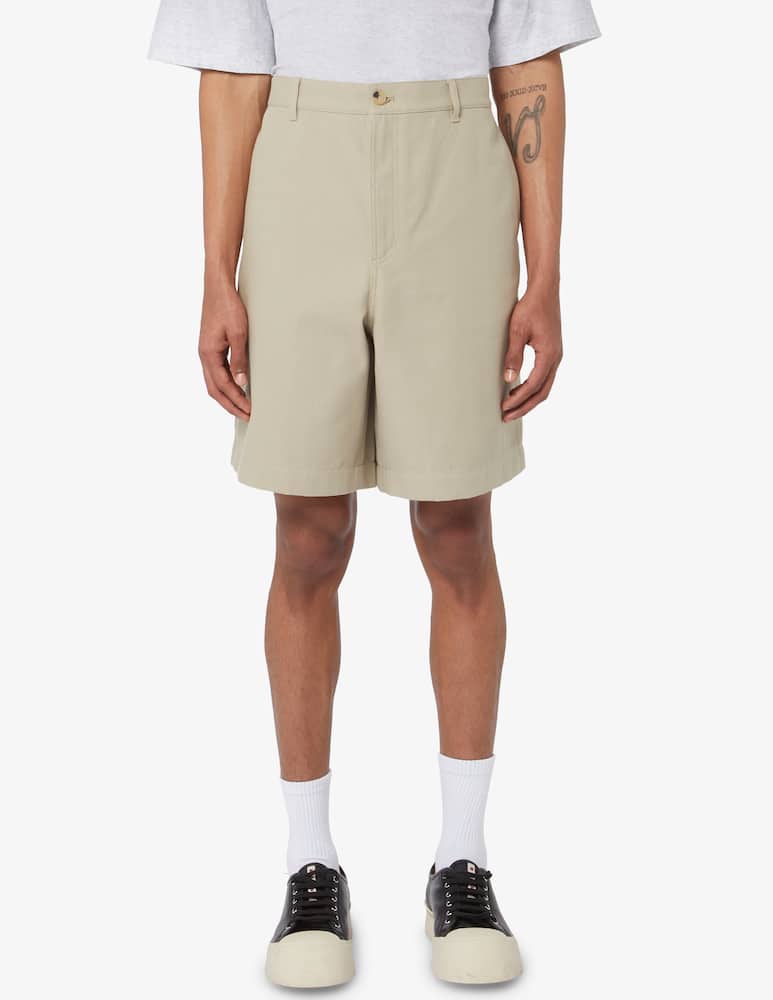 rinascente Acne Studios Cotton beige chino shorts 