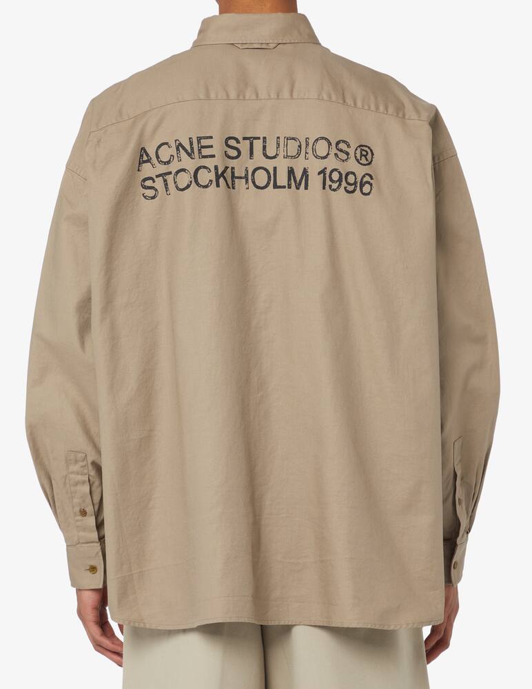 rinascente Acne Studios Camicia sand in cotone 
