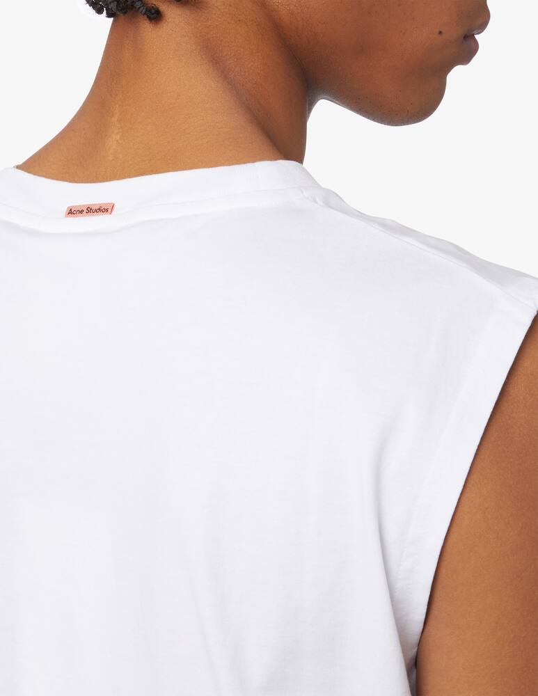 rinascente Acne Studios Canotta senza maniche tank bianco 