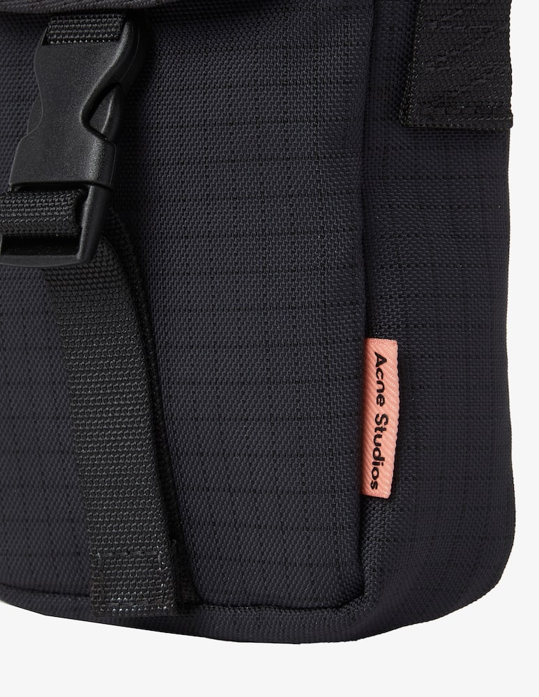 rinascente Acne Studios Nylon shoulder bag with logo 