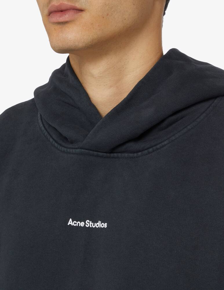 rinascente Acne Studios Felpa con cappuccio con logo