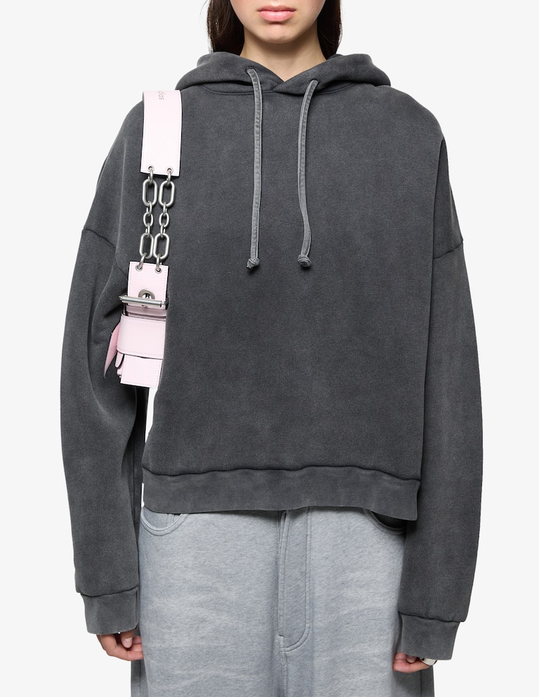 Acne Studios Felpa con cappuccioe boxy logo retro - immagine 1 Acne Studios Felpa con cappuccioe boxy logo retro - immagine 1