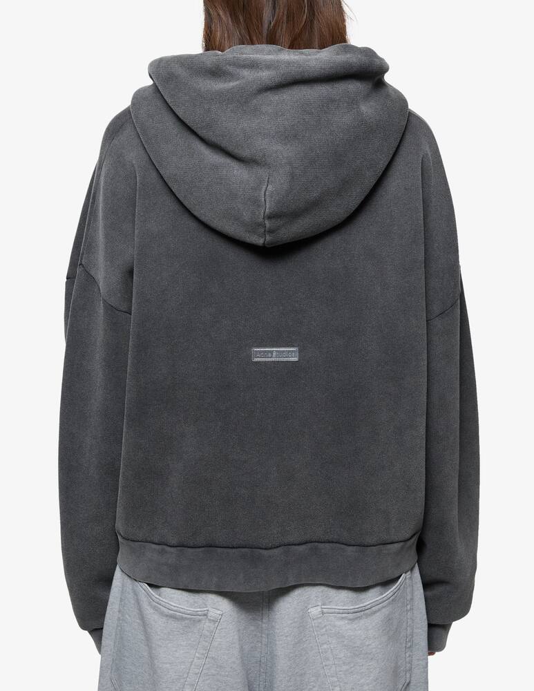 rinascente Acne Studios Felpa con cappuccioe boxy logo retro