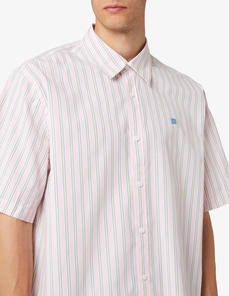 Acne Studios Camicia maniche corte a righe face - immagine 4 Acne Studios Camicia maniche corte a righe face - immagine 4