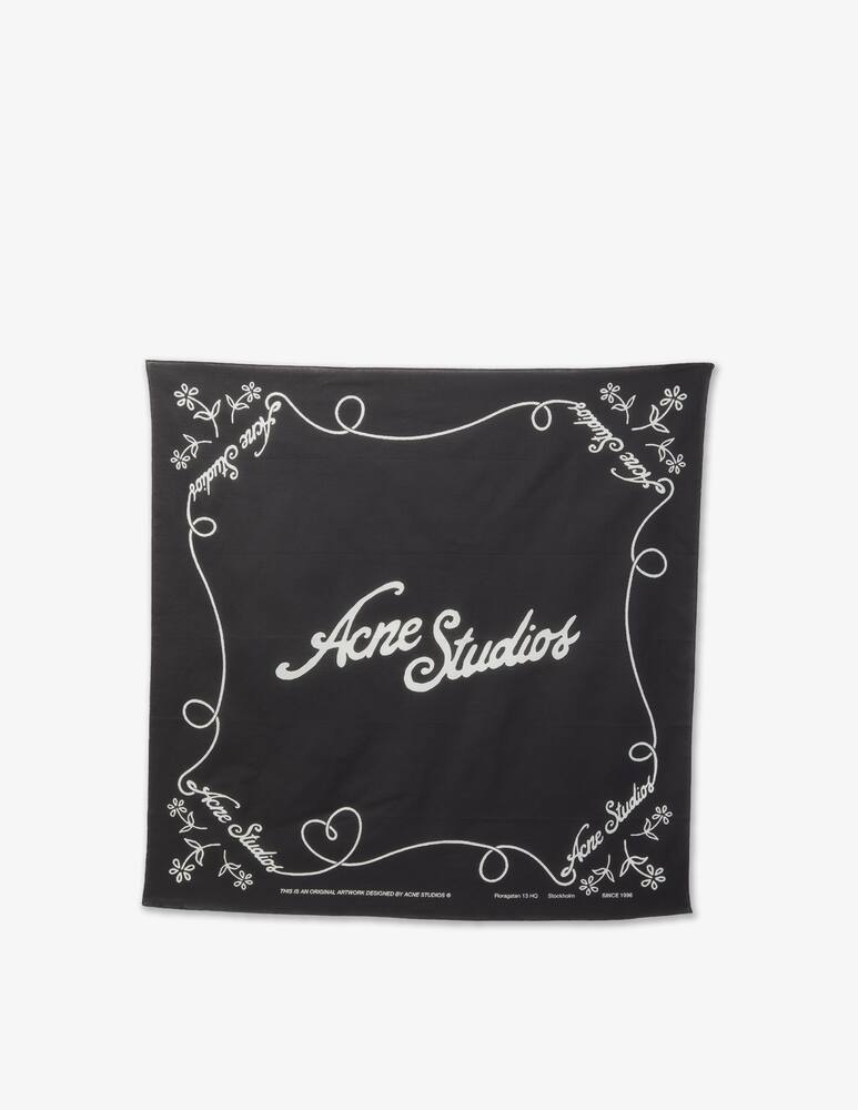 rinascente Acne Studios Foulard logo