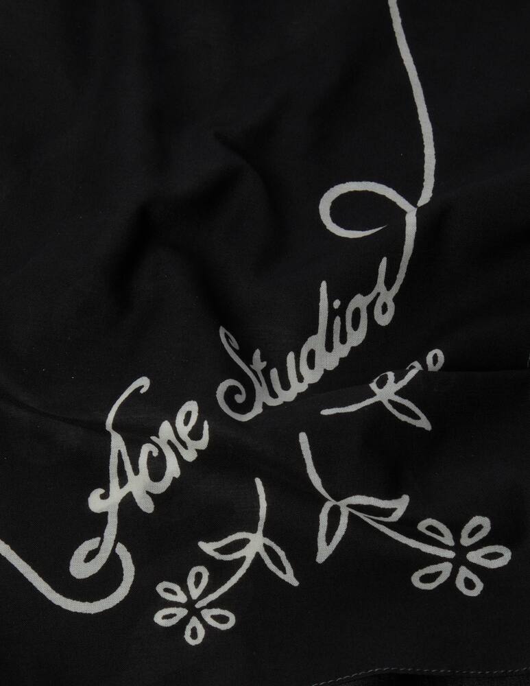 rinascente Acne Studios Foulard logo