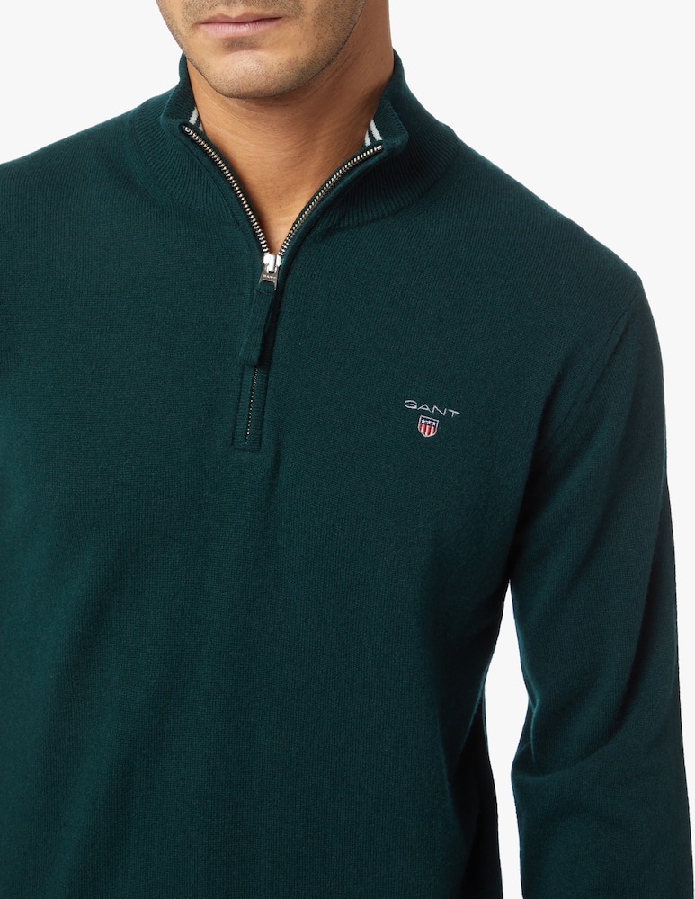 rinascente Gant Maglia mezza zip in lana