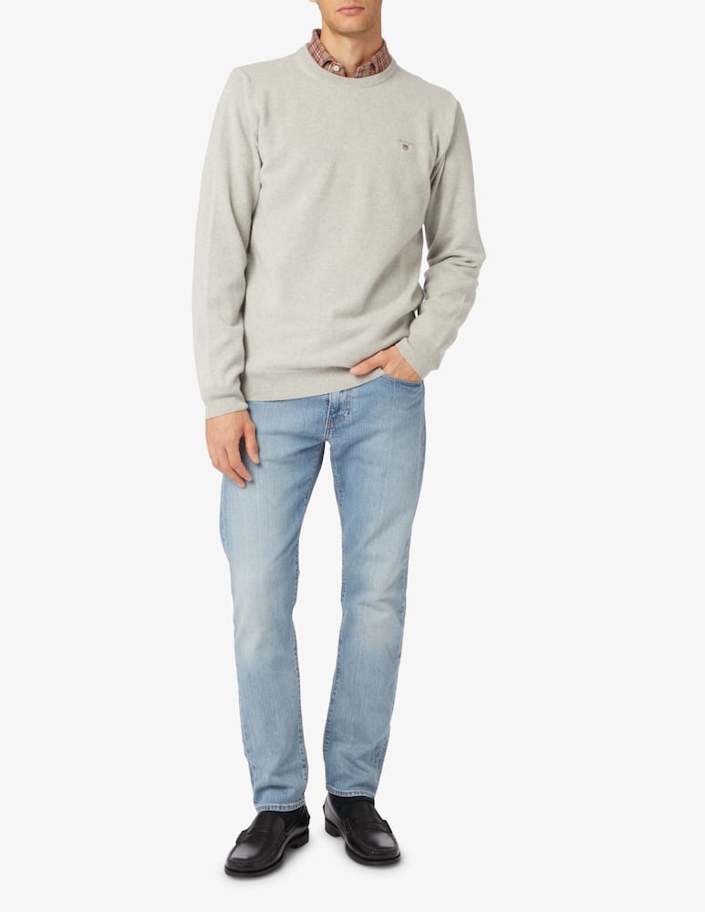 Gant Maglia girocollo in lana - Grigio - immagine 2 Gant Maglia girocollo in lana - Grigio - immagine 2