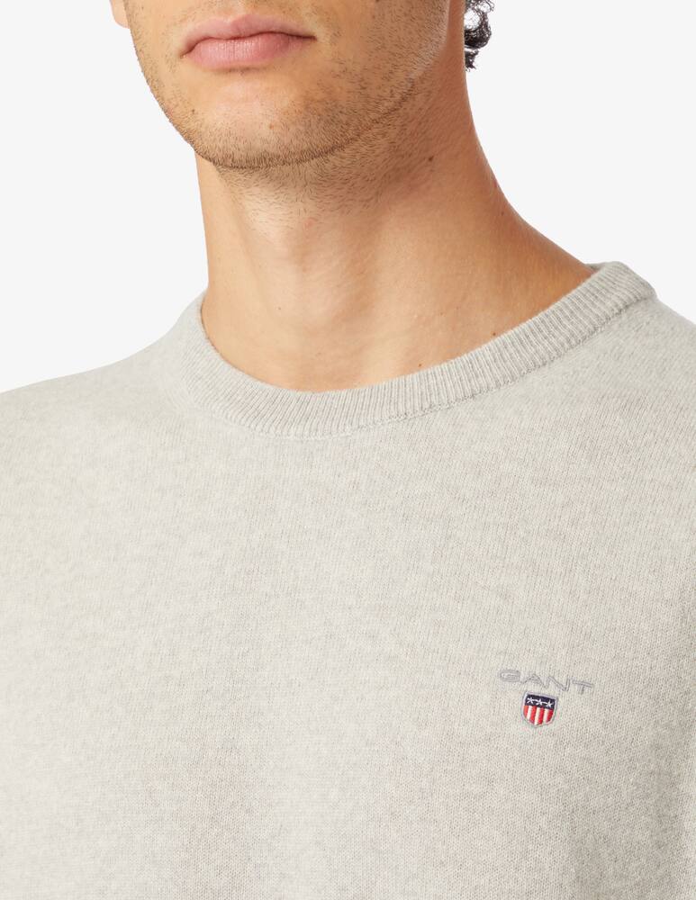 rinascente Gant Lambswool roundneck sweater - Grey