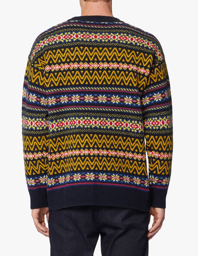 rinascente Gant Christmas greek wool roundneck jumper