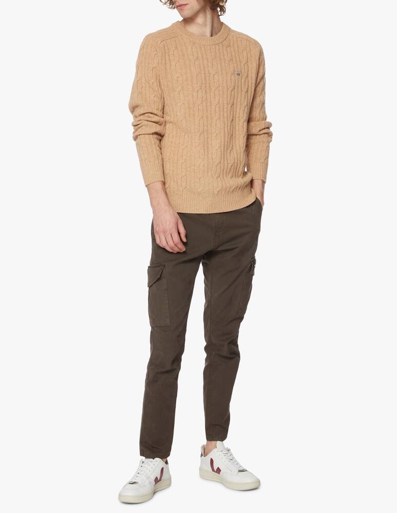 rinascente Gant Maglia girocollo in lana trama treccia