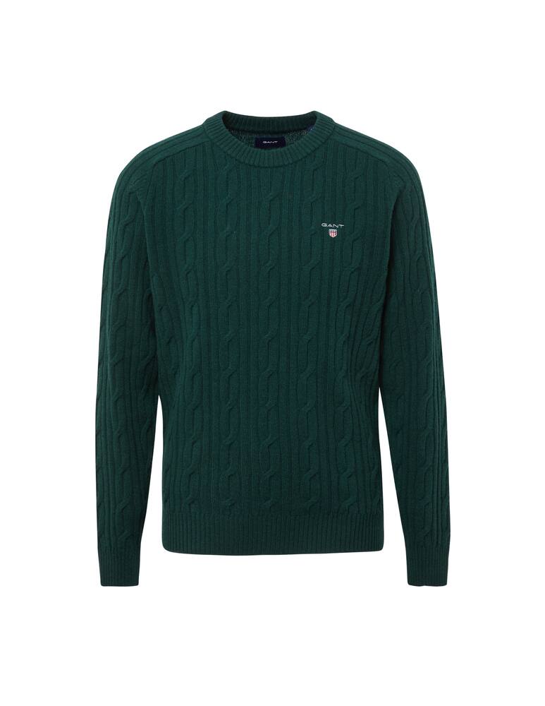 rinascente Gant Braided wool roundneck jumper
