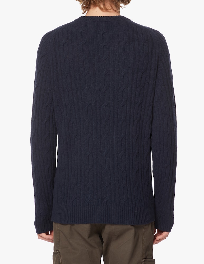 Gant Braided wool roundneck jumper - picture 3 Gant Braided wool roundneck jumper - picture 3