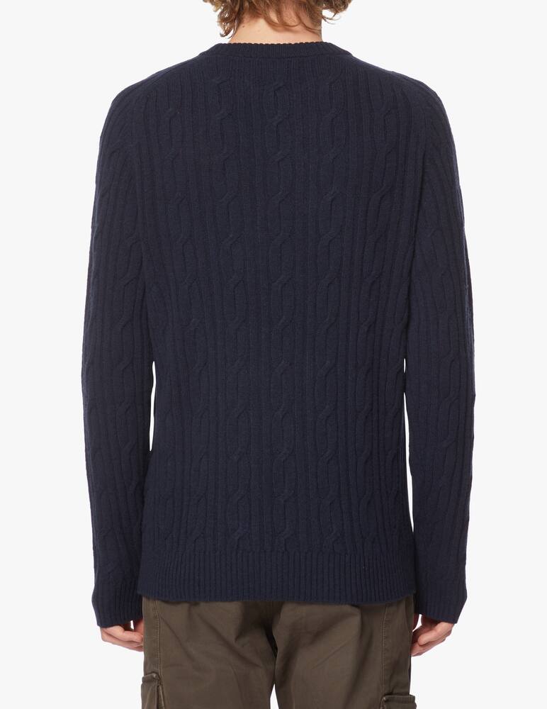 rinascente Gant Braided wool roundneck jumper