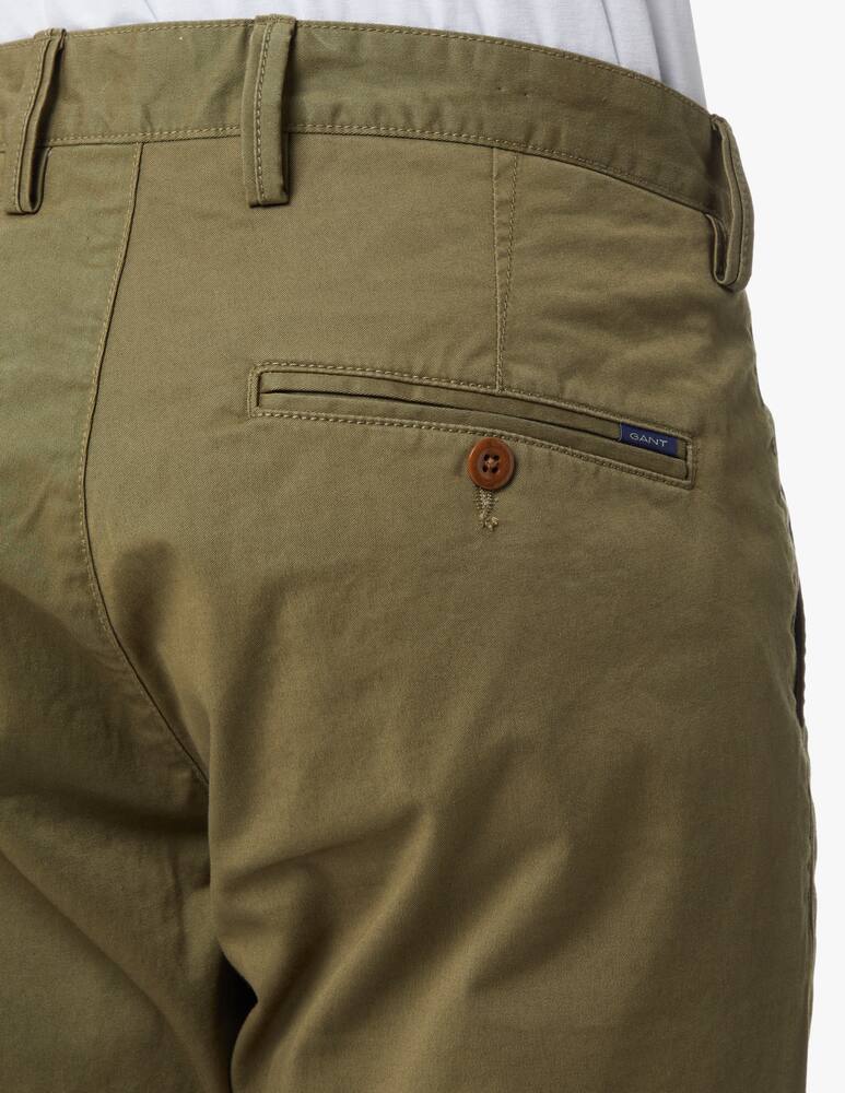 rinascente Gant Twill slim chino pant - green