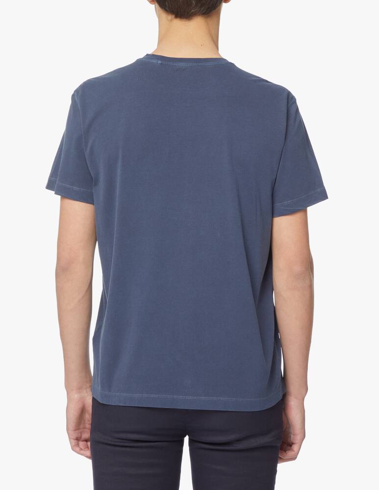 rinascente Gant Pocket washed roundneck t-shirt - blue