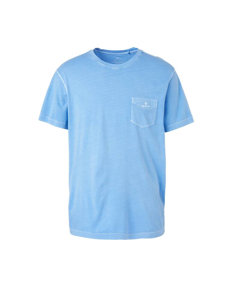 rinascente Gant Pocket washed roundneck t-shirt - light blue