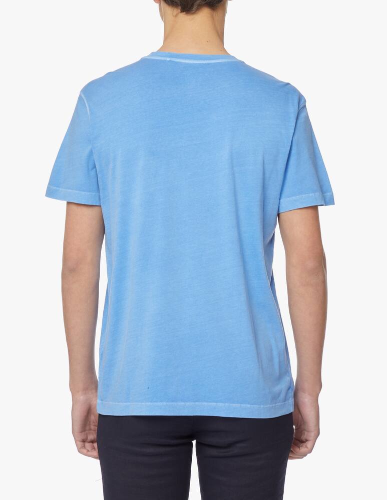 rinascente Gant Pocket washed roundneck t-shirt - light blue