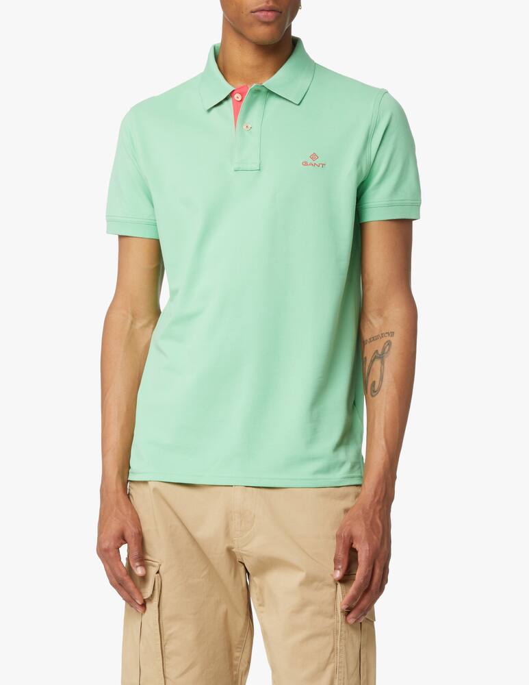 Gant Polo manica corta regular piquet sottocollo - multicolor - immagine 1 Gant Polo manica corta regular piquet sottocollo - multicolor - immagine 1