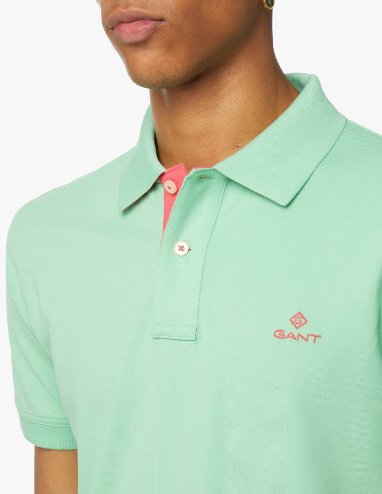 Gant Polo manica corta regular piquet sottocollo - multicolor - immagine 4 Gant Polo manica corta regular piquet sottocollo - multicolor - immagine 4