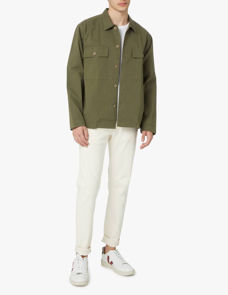 rinascente Gant Front pockets overshirt jacket - green