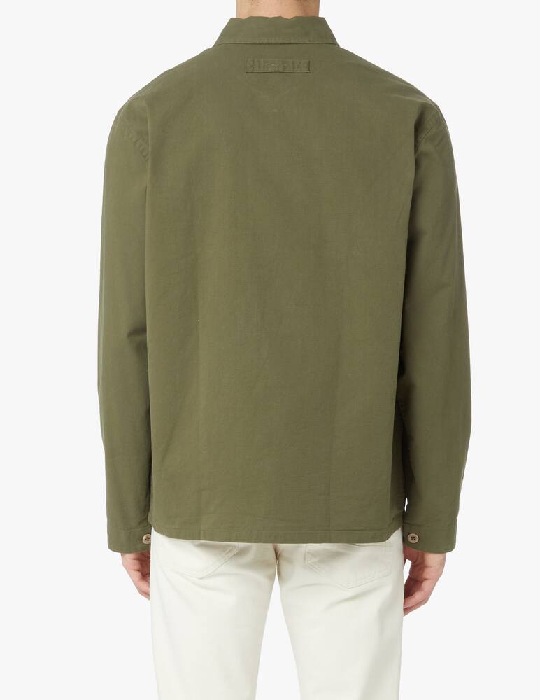 rinascente Gant Front pockets overshirt jacket - green